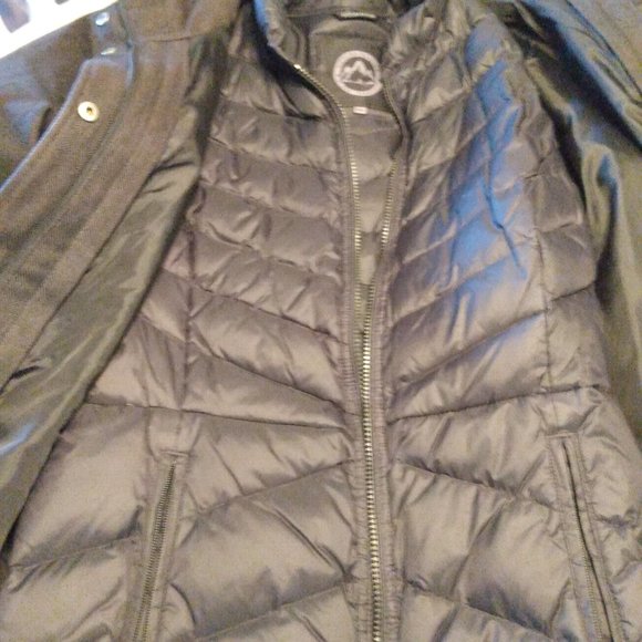 Charcoal Grey Two in one Winter Jacket Size Medium - Picture 4 of 5
